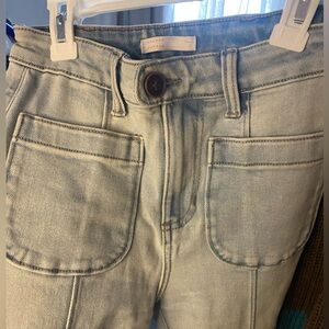LC Lauren Conrad women’s Light Blue long Flare Jeans
